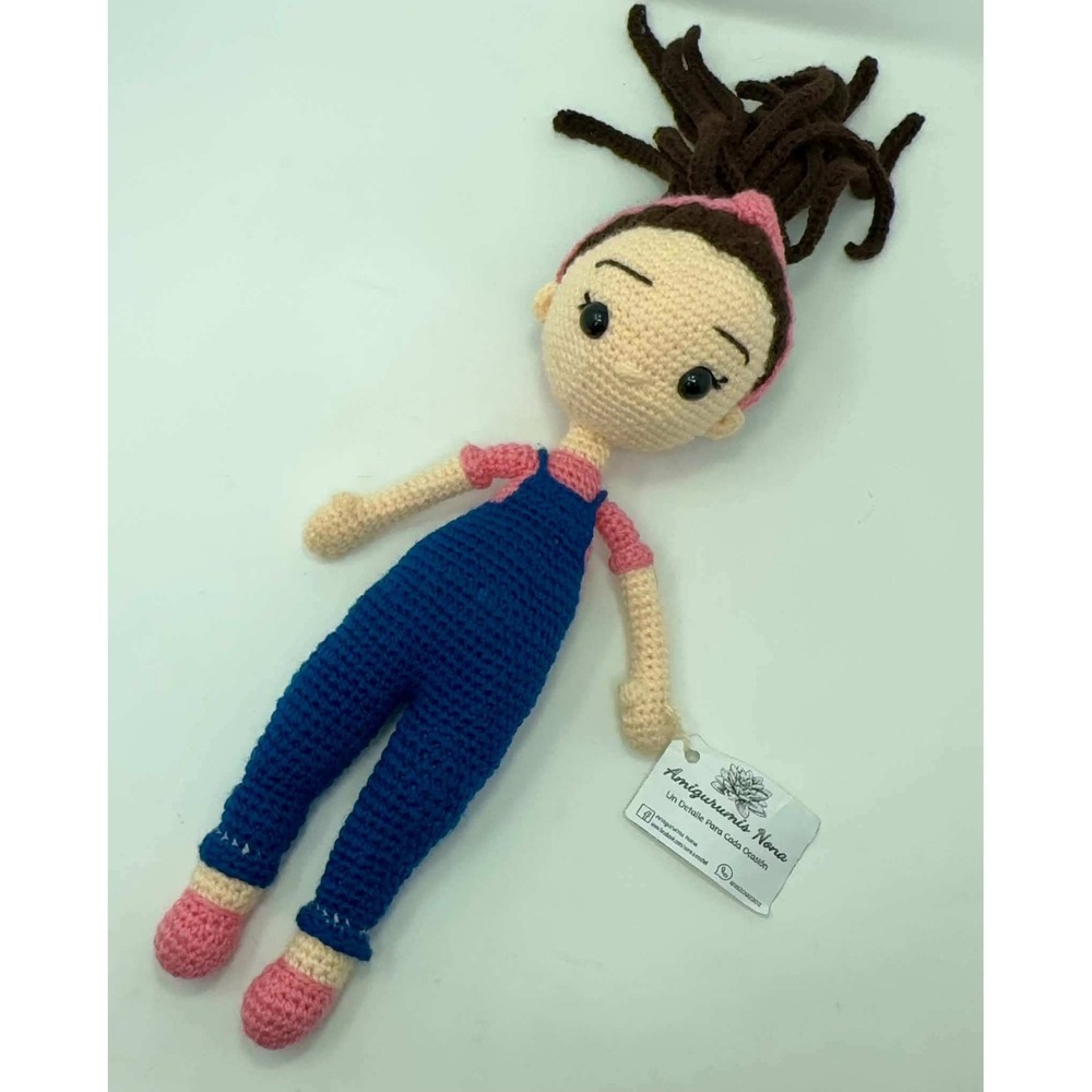 Ms Rachel Handmade Crochet Amigurumi Doll 19" Amigurumis Nora Tagged Rare
